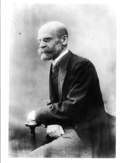 Portrait of Emile Durkheim by French Photographer